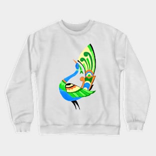 Eating poison makes him colourful Crewneck Sweatshirt